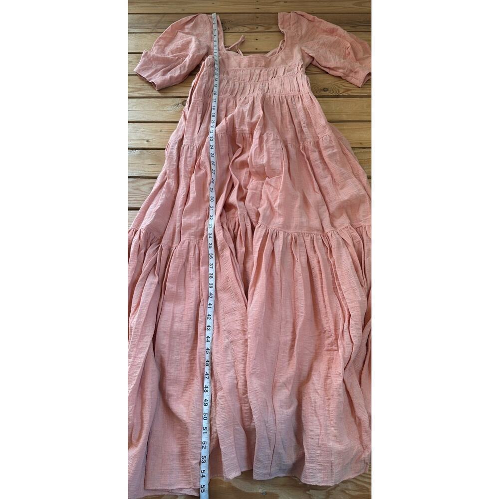 NWT Jonathan Simkhai Wilder Gauzy Cotton Midi Dress Size 2 Women’s Mauve - Picture 7 of 8